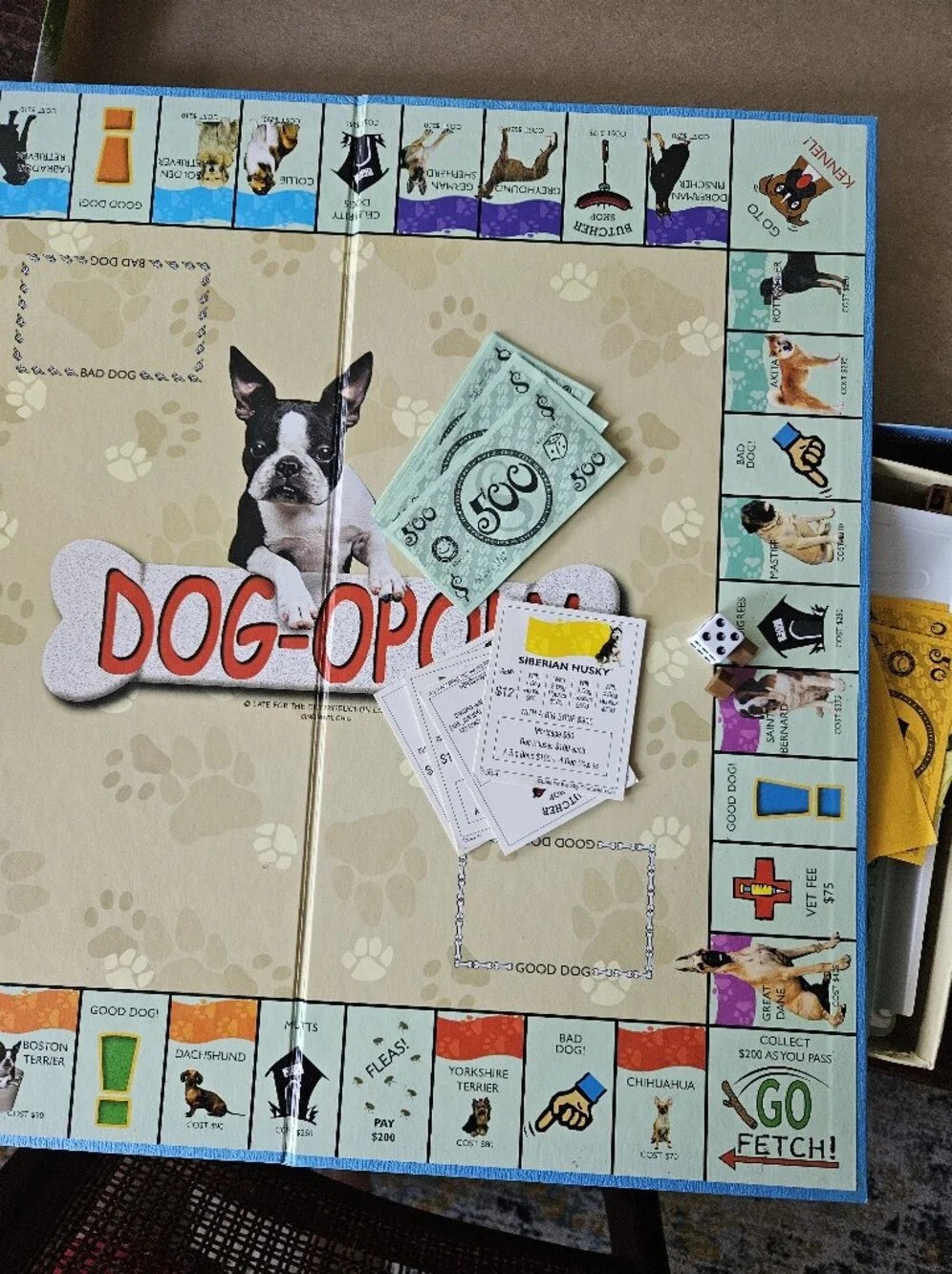 DOG-OPOLY Family Board Game - Multicolor Artwork